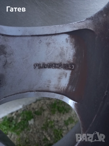 Джанти BMW 5/120/17 ET 43 с гуми 225 /50/17 летни, снимка 4 - Гуми и джанти - 52980492