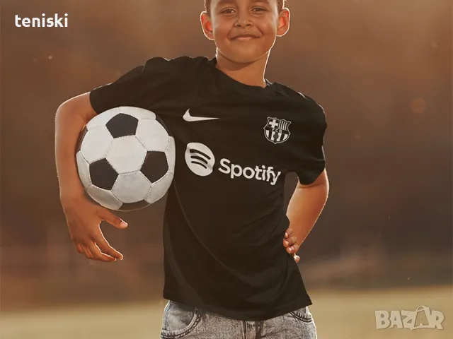 Футболни тениски Barcelona Барселона Мъжки и детски