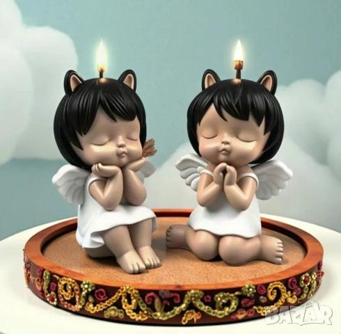 Молд момиче ангел с ушички два вида 