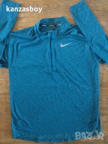 Nike Running Dry element half zip - страхотна мъжка блуза КАТО НОВА, снимка 9 - Спортни дрехи, екипи - 31320556