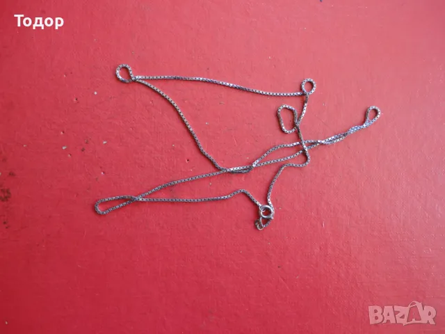 Сребърна верижка колие 9, снимка 3 - Колиета, медальони, синджири - 47464025