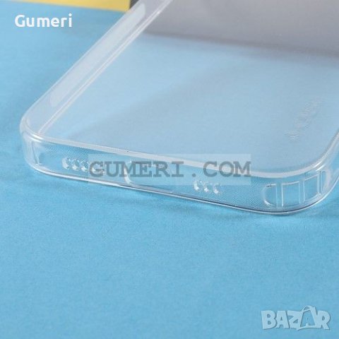 Apple iPhone 13 - Силиконов Гръб със Защита на Камерата - Прозрачен, снимка 6 - Калъфи, кейсове - 36849260