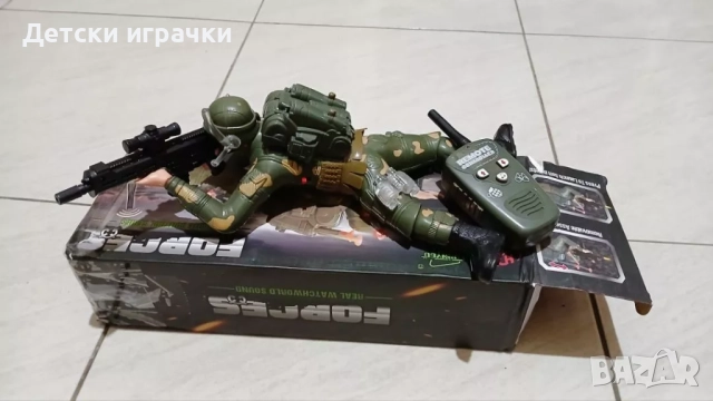Детска играчка Пълзящ войник с дистанционно управление  , снимка 5 - Други - 52094306