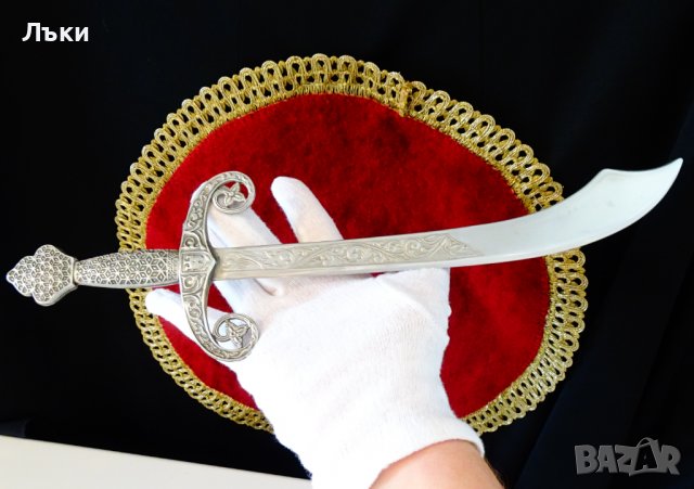 Италиански ятаган,сабя,маркиран. , снимка 2 - Антикварни и старинни предмети - 39618804