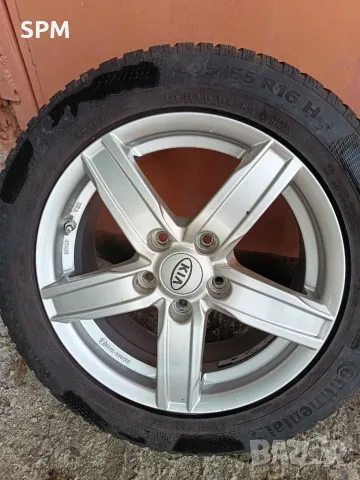 Оригинални джанти за KIA и HYUNDAI 16 цола със зимни гуми, снимка 2 - Гуми и джанти - 56196599