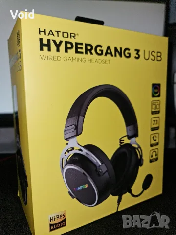 Геймърски Слушалки Hator Hypergang 3 7.1 surround за Игри и Музика 