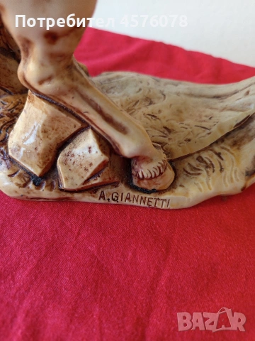 Масивна статуетка на кон, снимка 3 - Антикварни и старинни предмети - 54304848