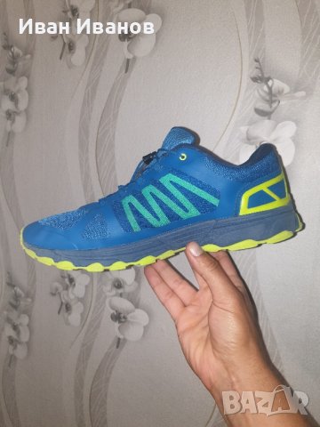 туристически обувки  MCKINLEY KANSAS II AQB BLUE PETROL/GREEN LIME  номер 45, снимка 6 - Маратонки - 42346631