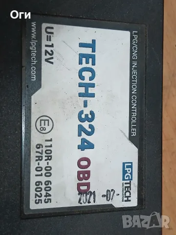 Компютър за газов инжекцион TECH-324 OBD / 110R-00 6045 / 67R-01 6025, снимка 2 - Части - 56019766