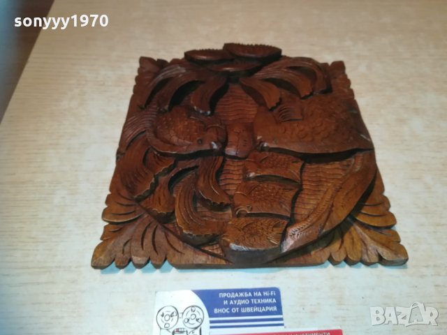 Пано стенно от тиково дърво-риби 3112200840, снимка 10 - Колекции - 31264774