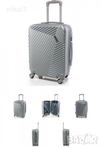 WeTravel пътнически куфар за рьчен багаж с 4ри колела 360°54 39 20, снимка 5 - Куфари - 37619849