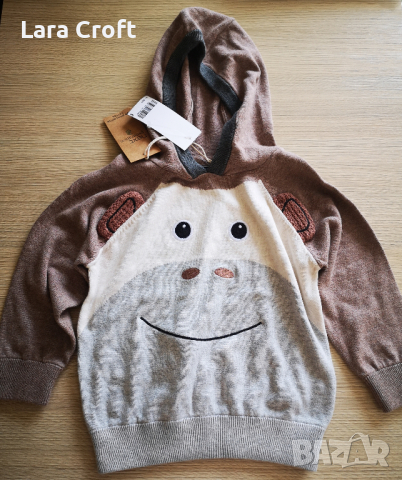 Next НОВА блузка с маймунка и плетени ушички размер 98, 2-3 годинки, снимка 5 - Детски анцузи и суичери - 36508263