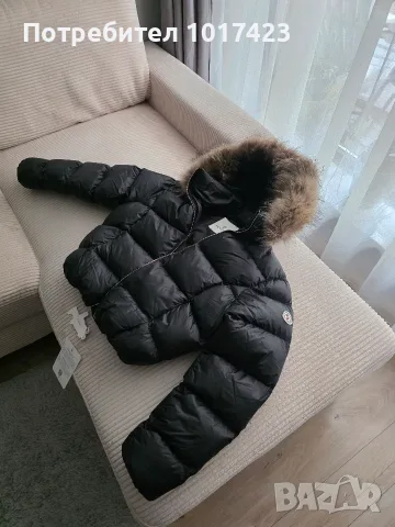 дамско яке Moncler с естествен пух от лисица, снимка 2 - Якета - 56458655