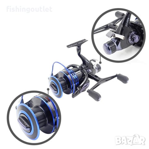 Макара за дъно и фидер - Coonor J12-50FR, 10 лагера, двоен аванс, снимка 3 - Макари - 42192400