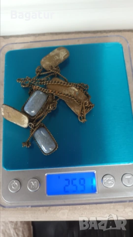 Лот етно,гердан,бижу,накит,Бохо стил,камък,бронз,мъниста, снимка 8 - Антикварни и старинни предмети - 54044341