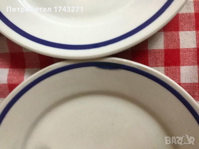 Порцеланови чинии - 6 броя, снимка 3 - Чинии - 32138210