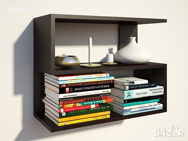 Стенна етажерка, снимка 3 - Етажерки - 30390202