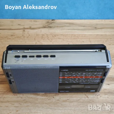 Ретро Радиоприемник ITT Golf 320 – Немска Класика в Отлично Състояние, снимка 4 - Радиокасетофони, транзистори - 56055703