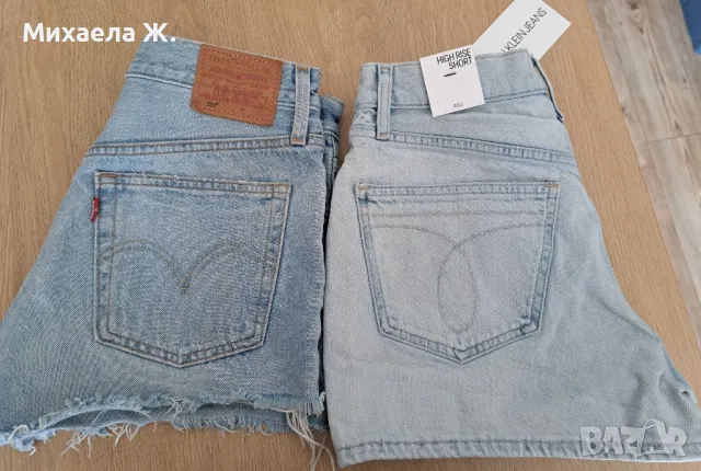 Дънкови къси панталони Levi's 501, снимка 11 - Къси панталони и бермуди - 49389655