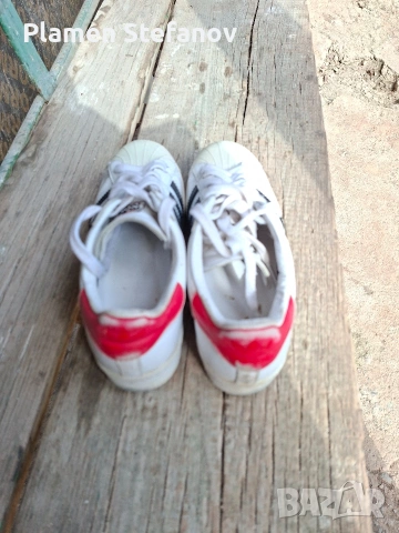 Продавам употребявани мултицветни обувки на Adidas Original супра, снимка 4 - Маратонки - 53934375