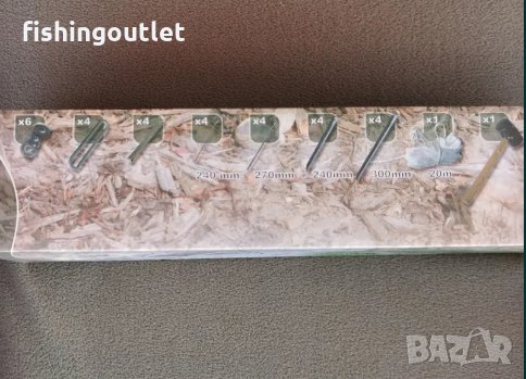  Монтажен комплект за палатка - колчета, гумен чук, въже, ластици и др 20 лв., снимка 7 - Екипировка - 30908359