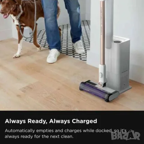 Вертикална прахосмукачка Shark Detect Clean & Empty, снимка 4 - Прахосмукачки - 56060137
