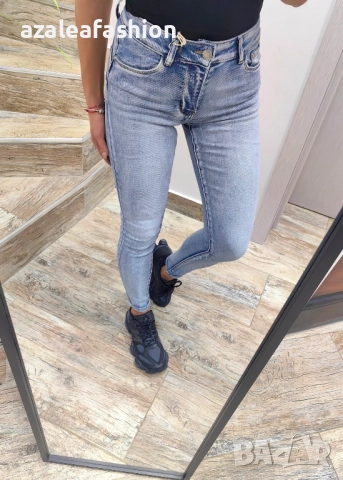 Дънки слим фит с push up ефект, снимка 4 - Дънки - 52733657