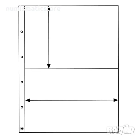 Leuchtturm Kanzlei 2C лист за два документа опаковка от 5 броя!