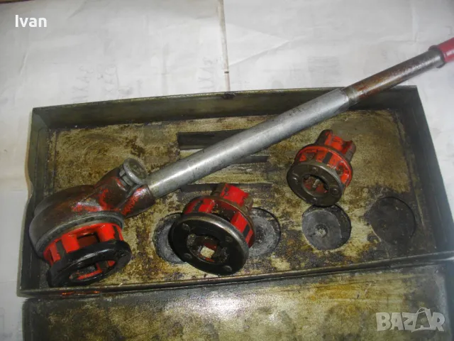 VIRAX ФРЕНСКА ВИНТОНАРЕЗКА ВИНТОРЕЗ ПЛАШКА ПАФТА ЗА НАПРАВА НА РЕЗБИ НА МЕТАЛНИ ВОДОПРОВОДНИ ТРЪБИ, снимка 13 - Други инструменти - 48268645