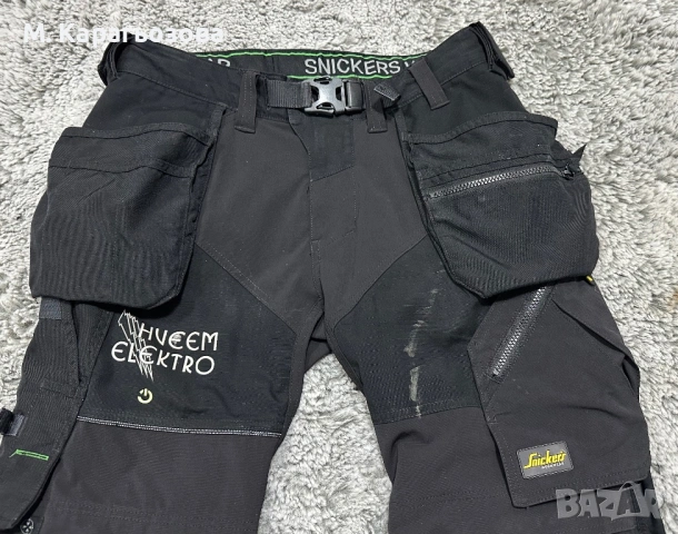Snickers FlexiWork 6902 Trousers, Размер 52, снимка 5 - Панталони - 53929270