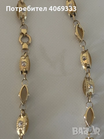 Златен ланец 17.48гр 14к 64см, снимка 6 - Колиета, медальони, синджири - 50691065