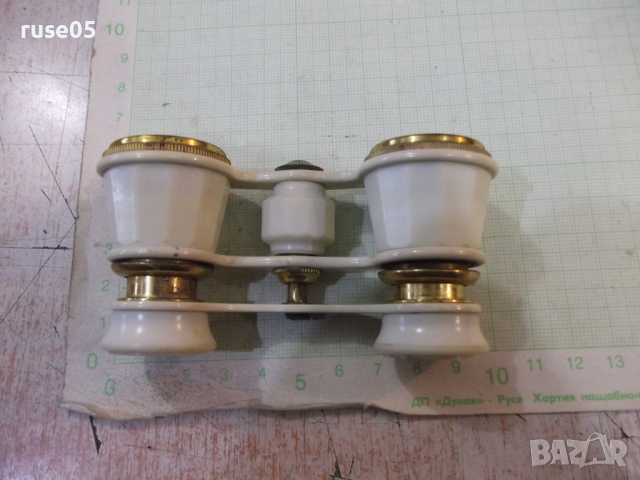 Бинокъл "2,5 х" театрален с кожен калъф съветски, снимка 5 - Други стоки за дома - 44685743