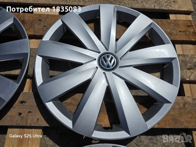 Оригинални тасове VW 16 цола, снимка 5 - Аксесоари и консумативи - 54247255
