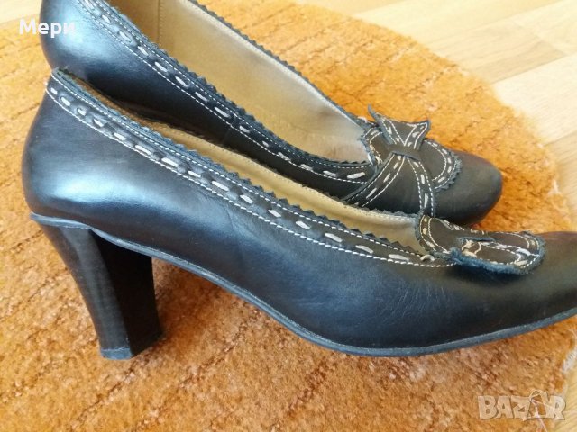 Дамски обувки естествена кожа, снимка 4 - Дамски обувки на ток - 37820016