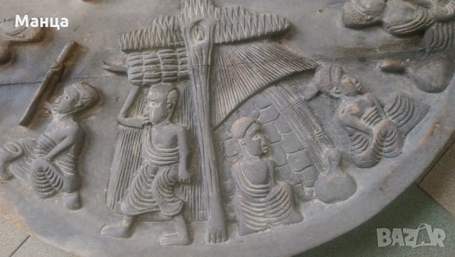 Африканска маса от Нигерия, снимка 6 - Колекции - 30829439