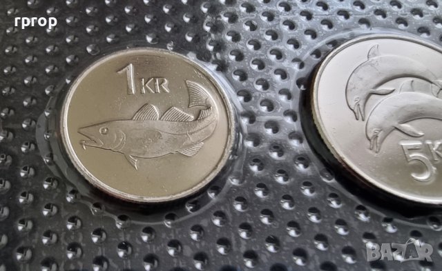 Исландия. Лот. 5, 10, 50 йоре и 1, 5, 10 крони., снимка 6 - Нумизматика и бонистика - 44363208