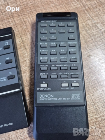 Дистанционни Denon RC-101 и Denon rc-217 , снимка 2 - Ресийвъри, усилватели, смесителни пултове - 51627226