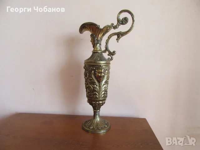 Бронзова кана с патина., снимка 2 - Други - 55963547