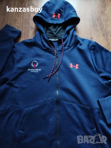 Under Armour - страхотно мъжко горнище Л КАТО НОВО УГОЛЕМЕНО, снимка 3 - Спортни дрехи, екипи - 53288689