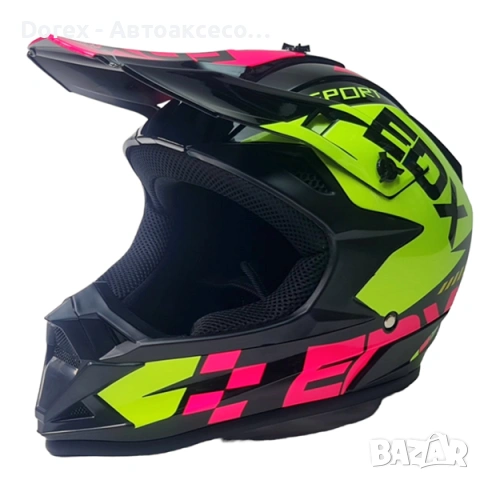 Крос каска за мотор, мотокрос и АТВ - размер M, снимка 2 - Аксесоари и консумативи - 54145676