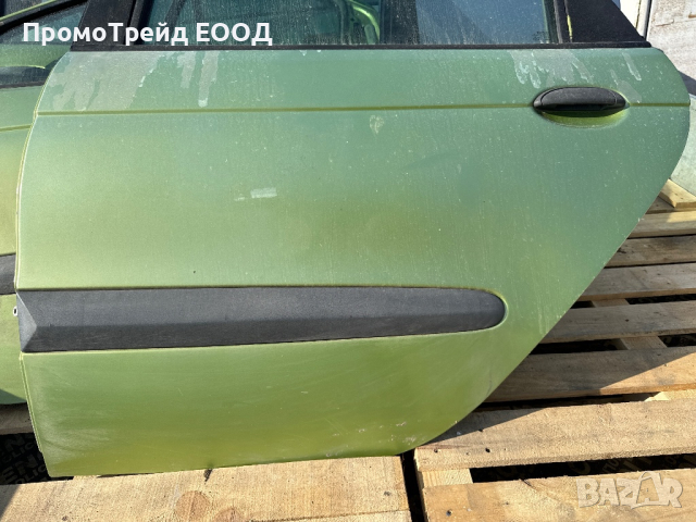 Задна лява зелена врата Рено Сценик 1 Renault Scenic I, снимка 2 - Части - 44598693