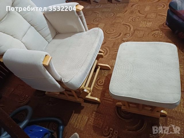 Люлеещ стол и табуретка, снимка 4 - Столове - 51466652