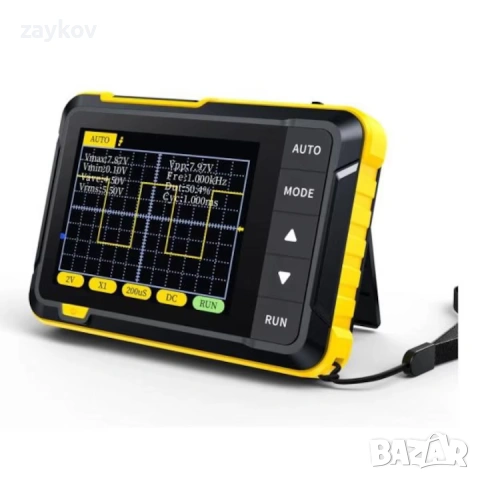 Цифров осцилоскоп FNIRSI DSO152/O, Преносим, 1 канал, 2.5MS/s, 200KHz