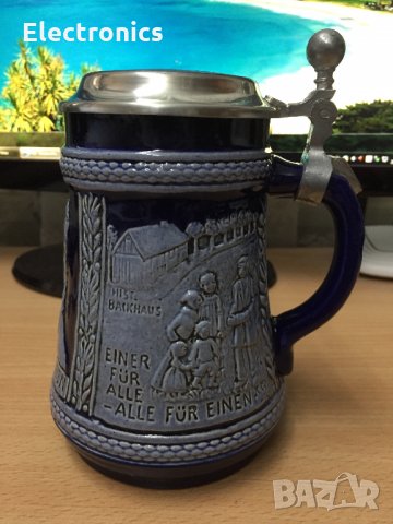 Уникална Немска Масивна Чаша - Ретро Стил, снимка 3 - Други ценни предмети - 30947362