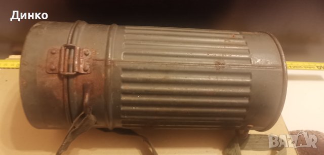 Немска кутия за противогаз от ВСВ Луфтшуц оригинал., снимка 7 - Антикварни и старинни предмети - 40244642