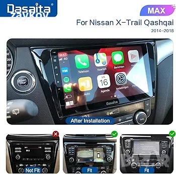 Стерео уредба за кола HA5225 Android11 за Nissan X-Trail Qashqai J11 Rouge 2014 2015 2016 2017 2018, снимка 2 - Аксесоари и консумативи - 49185655