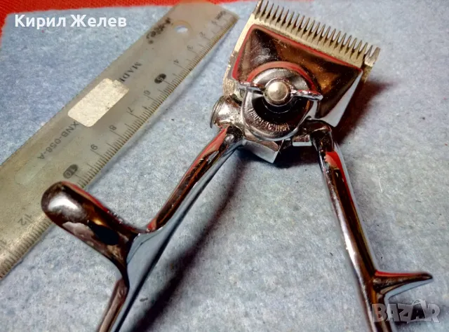 MADE in CHINA Стара МАШИНКА За ПОДСТРИГВАНЕ КЛАСИЧЕСКИ РЕТРО МОДЕЛ За КОЛЕКЦИЯ 48325, снимка 6 - Антикварни и старинни предмети - 47597919