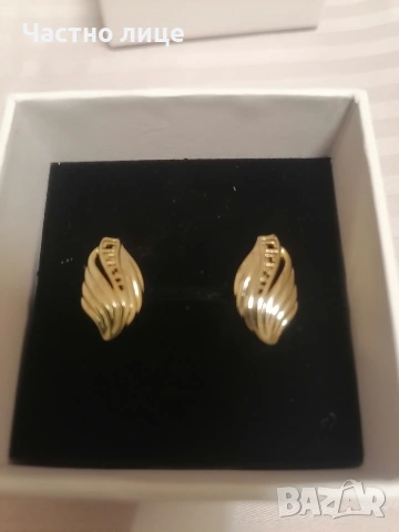Нови дамски обеци със златно покритие , снимка 2 - Обеци - 53135428