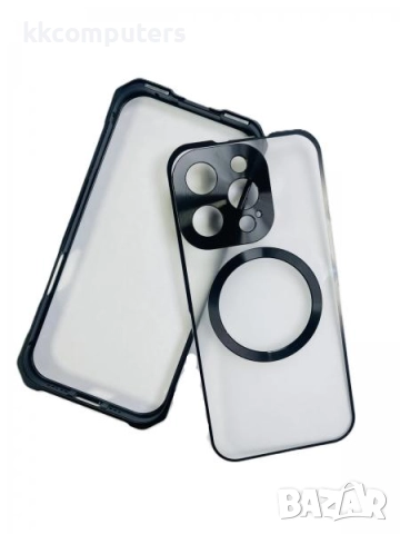 Калъф Алуминиева рамка Magsafe мат / Черен / за iPhone 15 6.1 Баркод : 3133016, снимка 2 - Калъфи, кейсове - 52973353