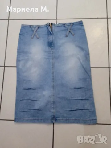 Дънкова пола, 7/8, XS